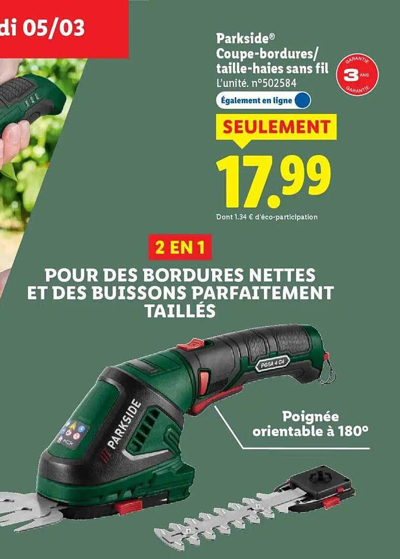 Taille Bordure Liddle