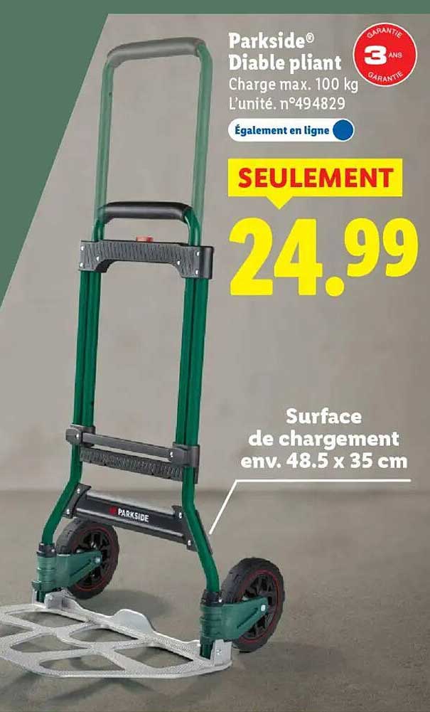 Parkside® Diable pliant