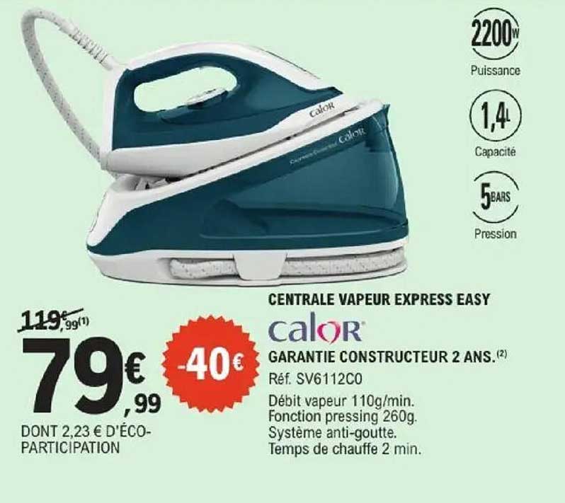 CENTRALE VAPEUR EXPRESS EASY