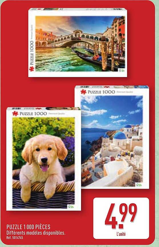 Promo Puzzle 1 000 Pièces Différents Modèles Disponibles. chez ALDI — free download