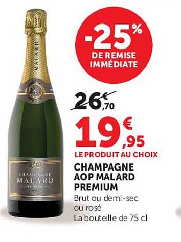 -25% DE REMISE IMMÉDIATE