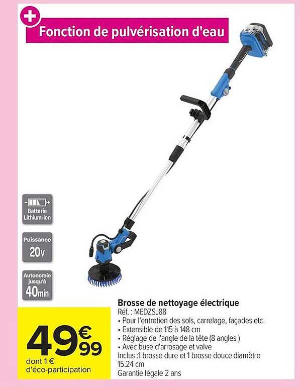 Brosse de nettoyage électrique