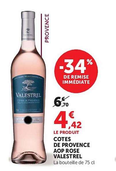 CÔTES DE PROVENCE AOP ROSE VALESTREL