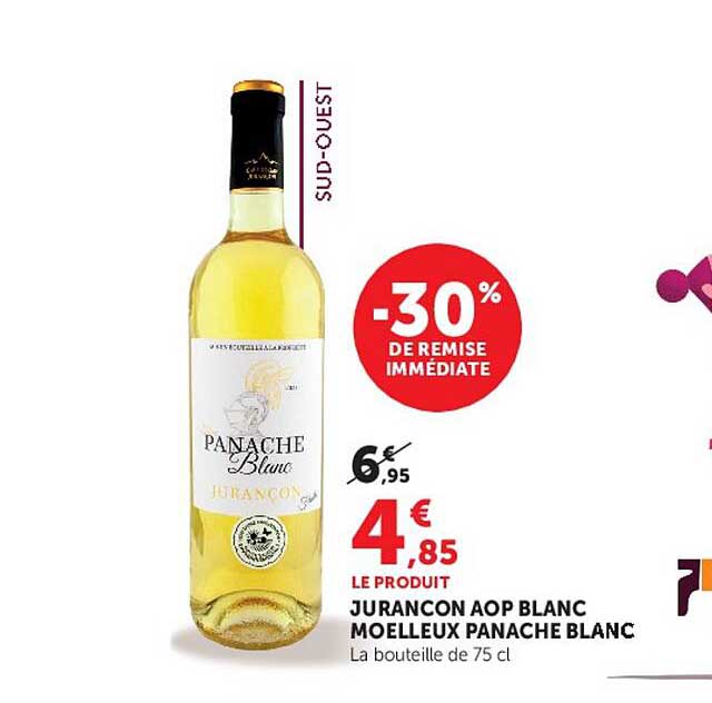 JURANCON AOP BLANC MOELLEUX PANACHE BLANC