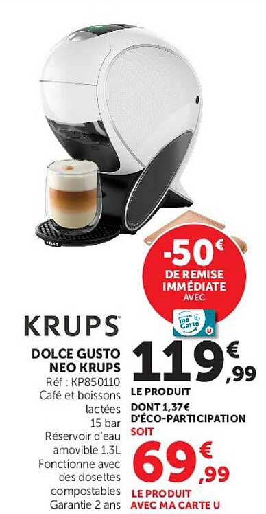 KRUPS DOLCE GUSTO NEO KRUPS