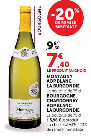 MONTAGNY AOP BLANC LA BOURGOGNE