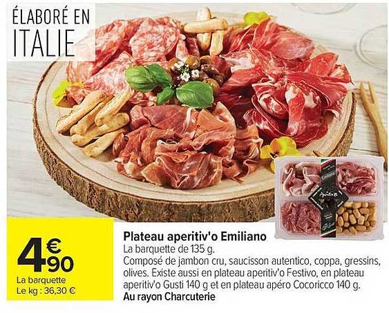 Plateau aperitiv'o Emiliano