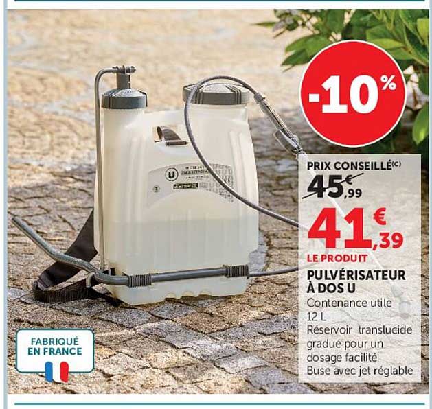 PULVÉRISATEUR À DOS U