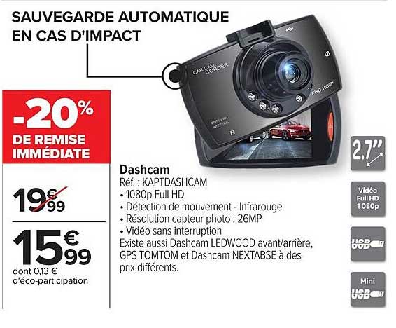 SAUVEGARDE AUTOMATIQUE EN CAS D'IMPACT