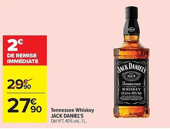 Tennessee Whiskey JACK DANIEL'S