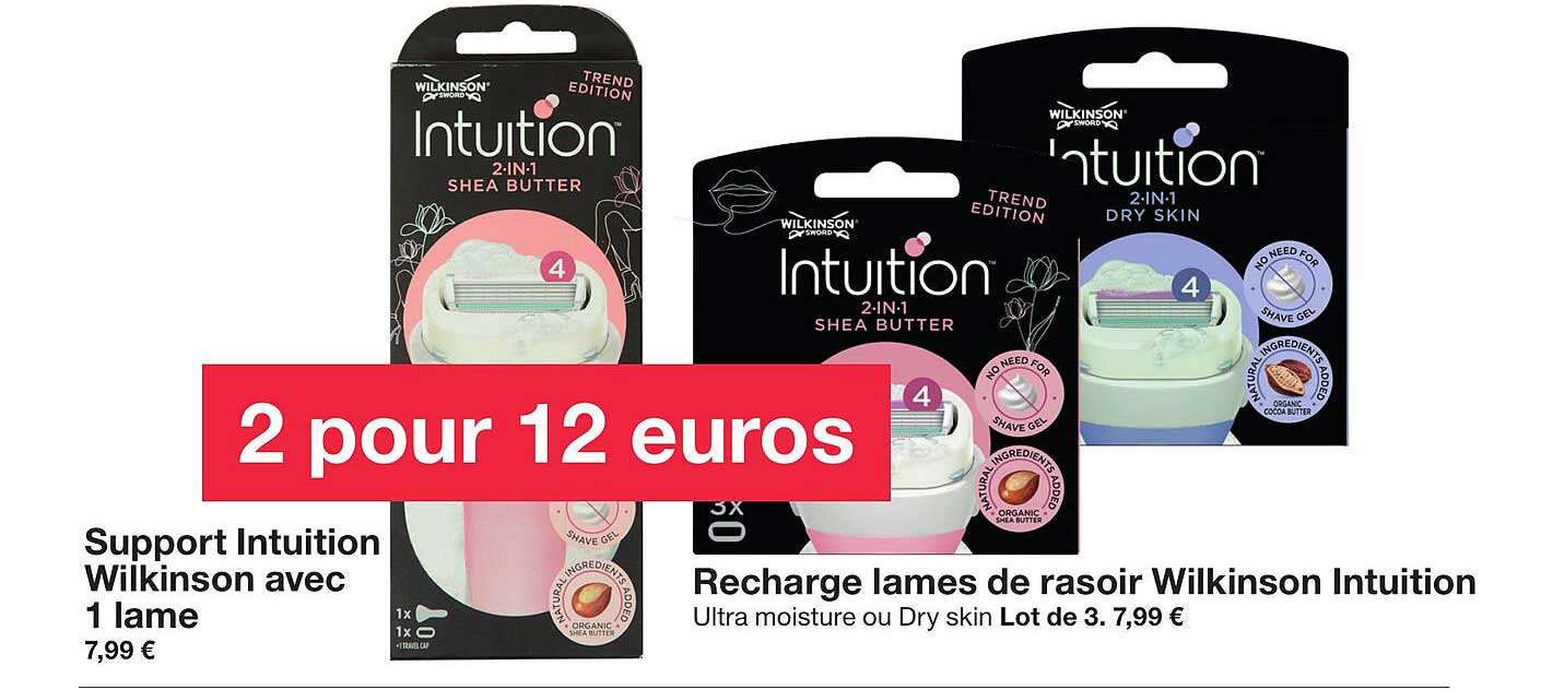 2 pour 12 euros