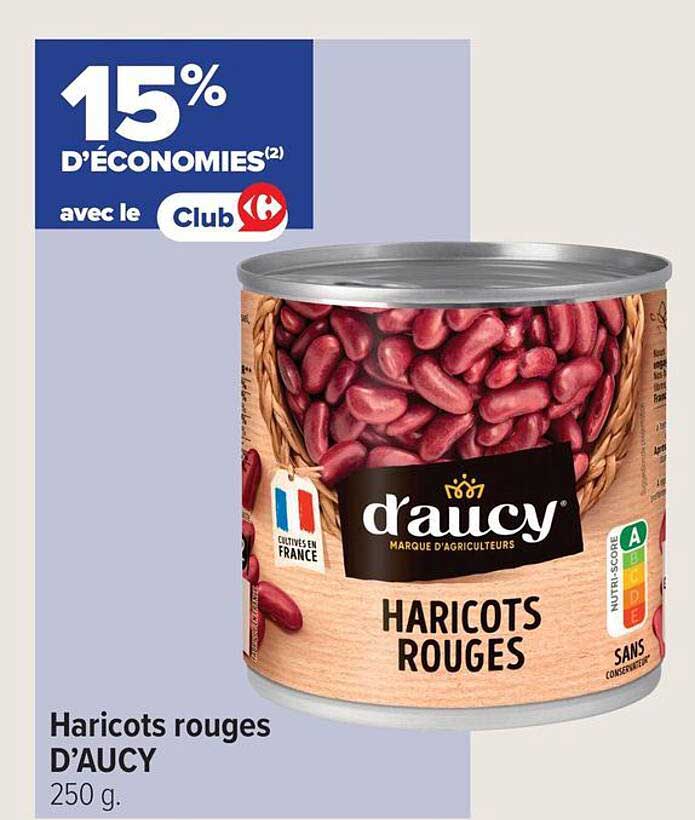Haricots rouges D’AUCY