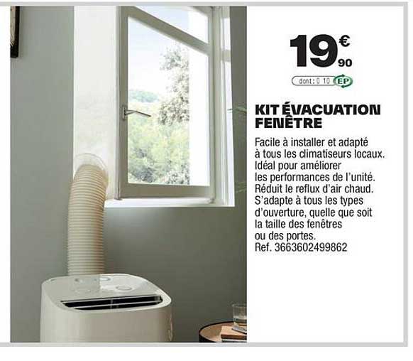 KIT ÉVACUATION FENÊTRE