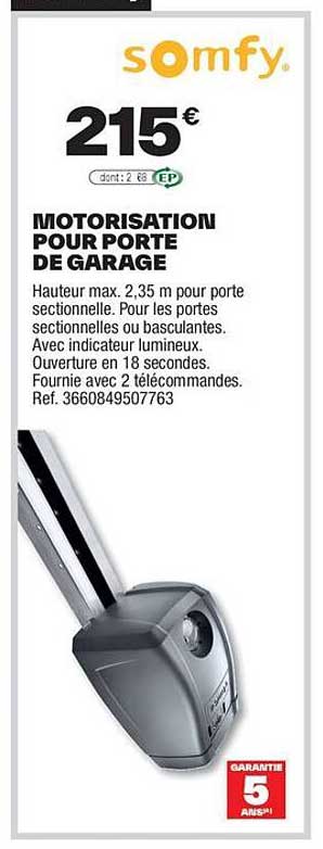 MOTORIZATION POUR PORTE DE GARAGE