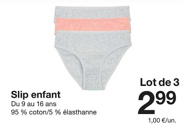 Slip enfant