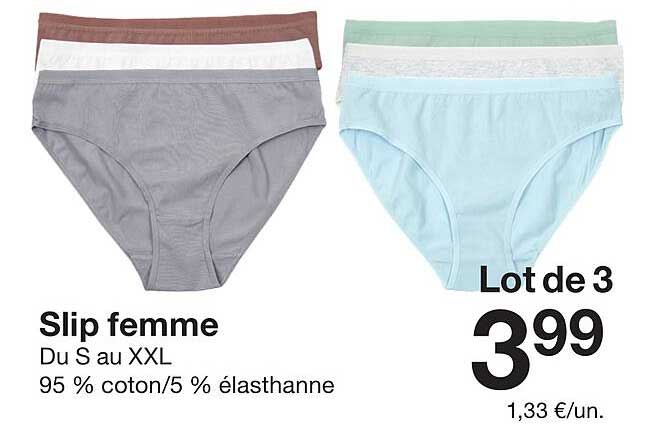 Slip femme