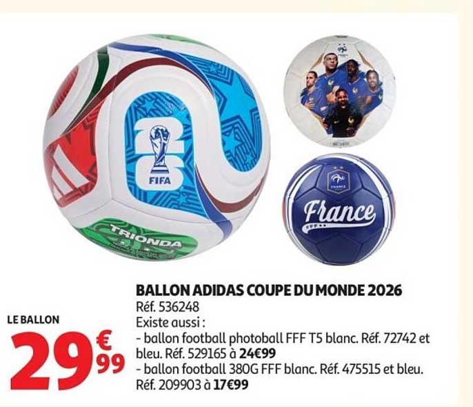 BALLON ADIDAS COUPE DU MONDE 2026