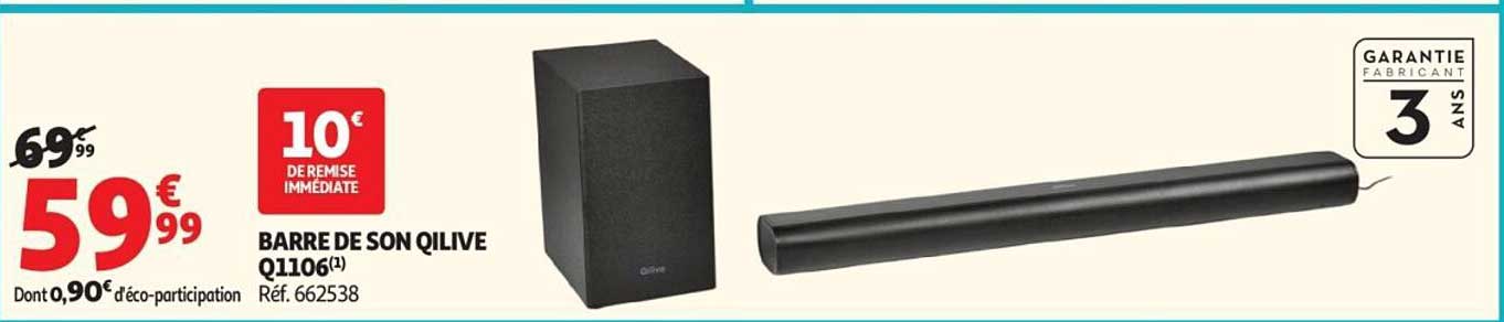 BARRE DE SON OLIVE Q1106(1)