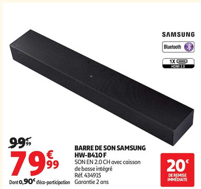 BARRE DE SON SAMSUNG HW-B410F