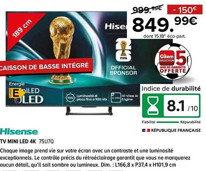 CAISSON DE BASSE INTÉGRÉ