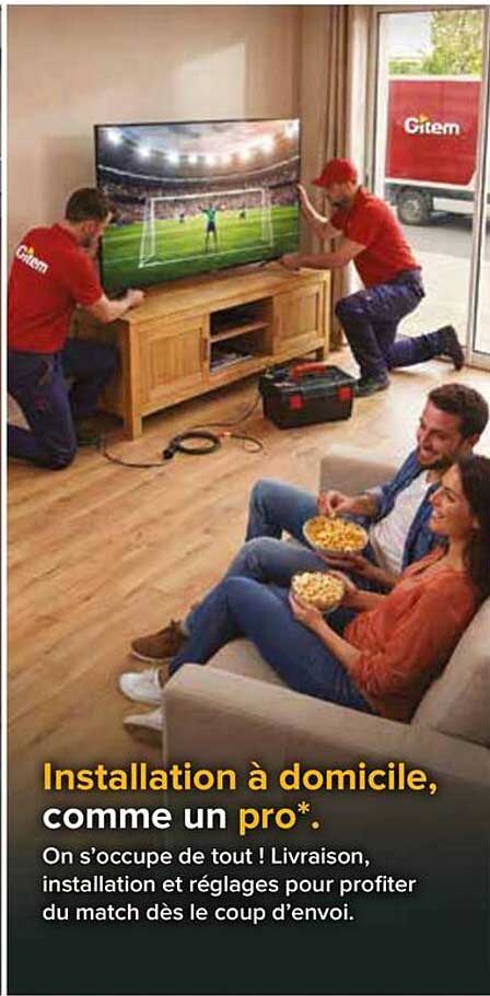 Installation à domicile, comme un pro*.