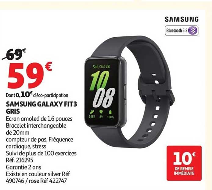 SAMSUNG GALAXY FIT3 GRIS