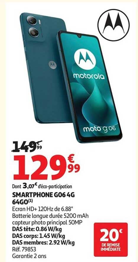 SMARTPHONE G06 4G 64GO