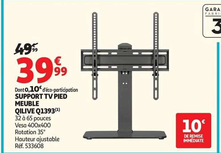 SUPPORT TV PIED MEUBLE QILIVE Q1393(1)