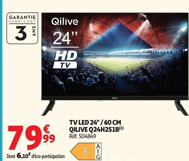 TV LED 24" / 60 CM QILIVE Q24H251B(1)