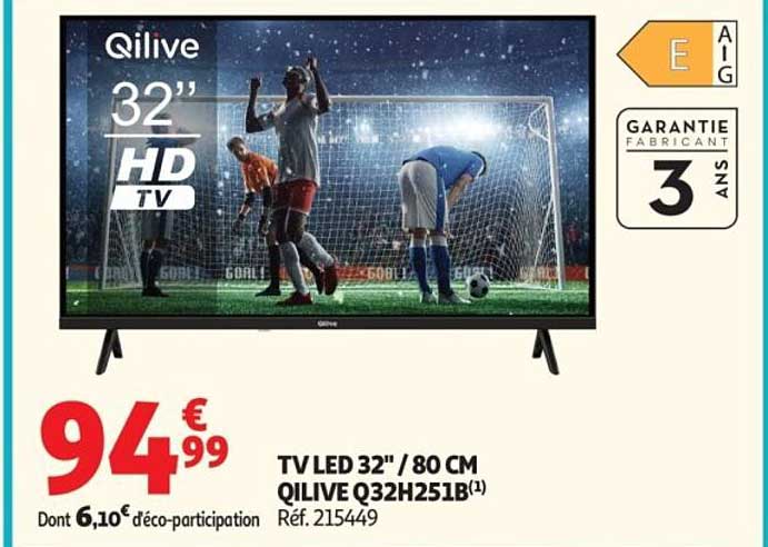 TV LED 32'' / 80 CM QILIVE Q32H251B(1)