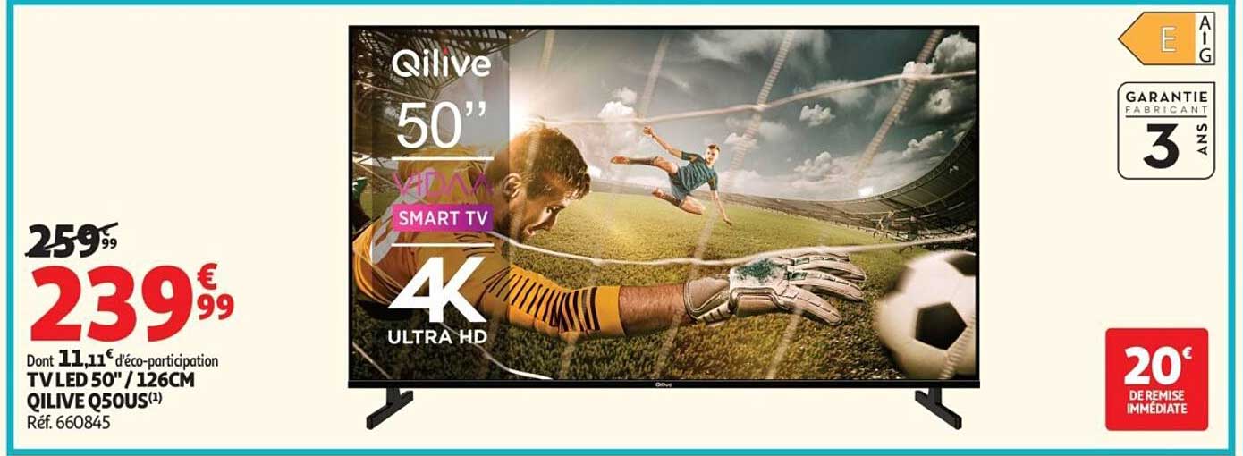 TV LED 50'' / 126CM QILIVE Q50US