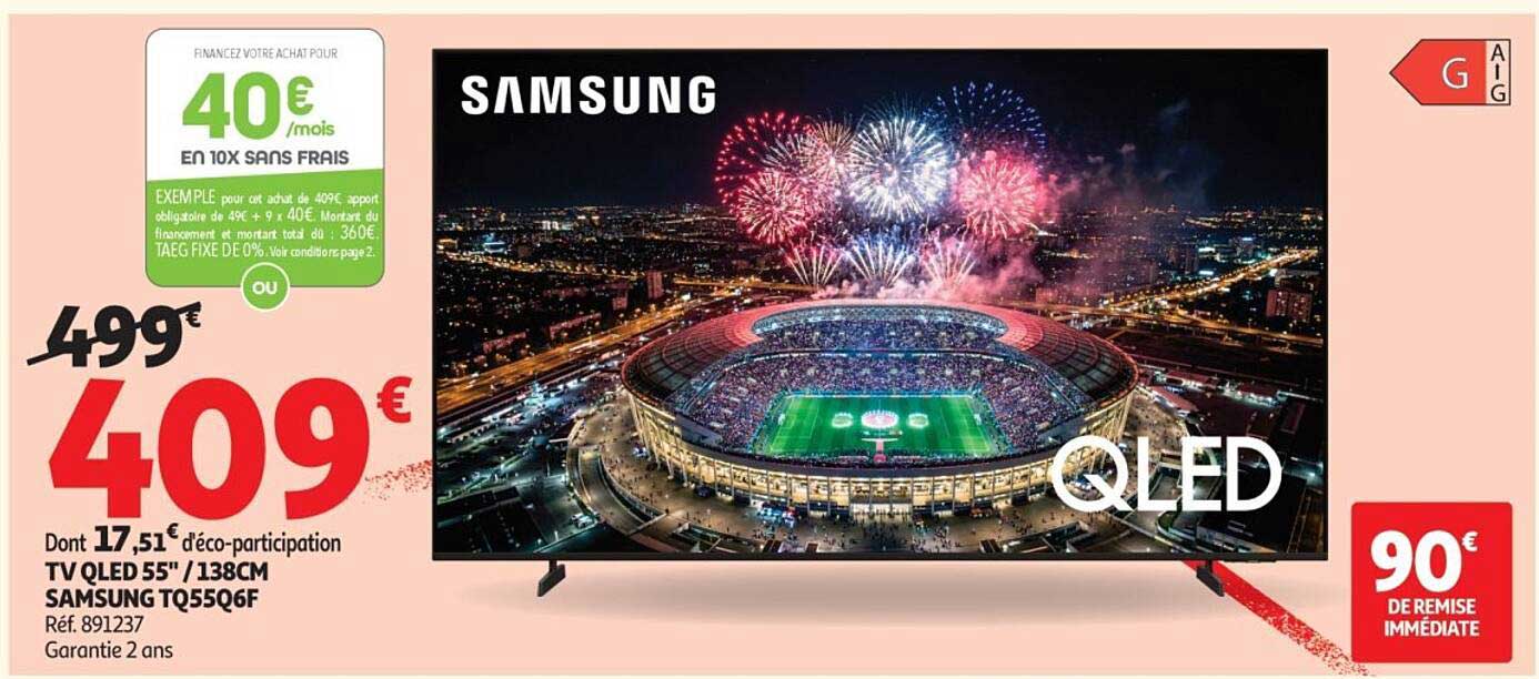 TV QLED 55" / 138CM SAMSUNG TQ55Q6F