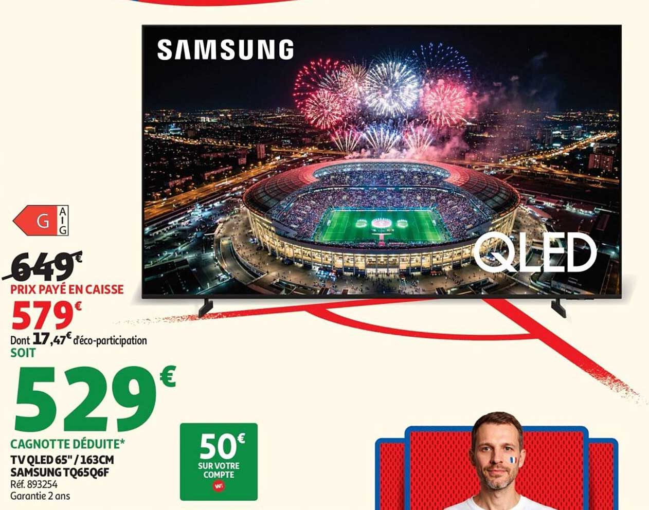 TV QLED 65'' / 163CM SAMSUNG TQ65Q6F