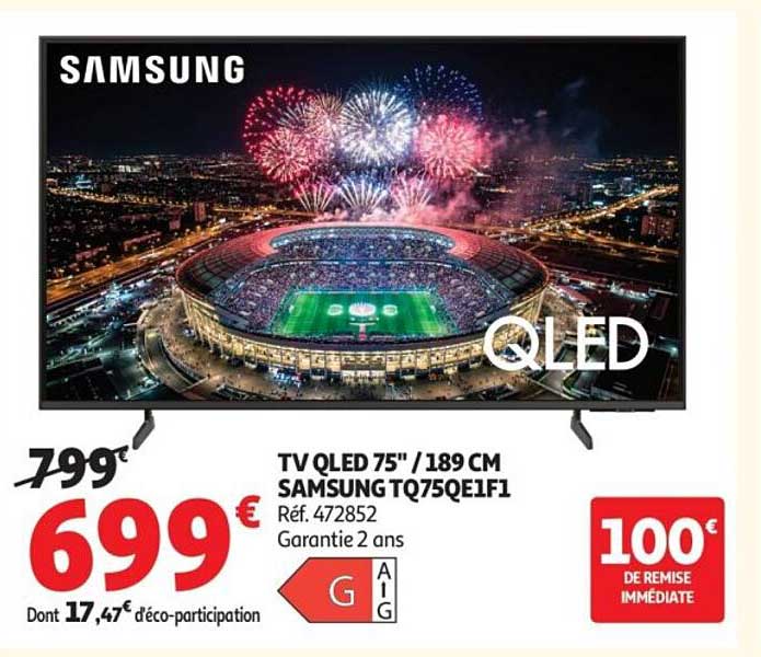 TV QLED 75'' / 189 CM SAMSUNG TQ75QE1F1