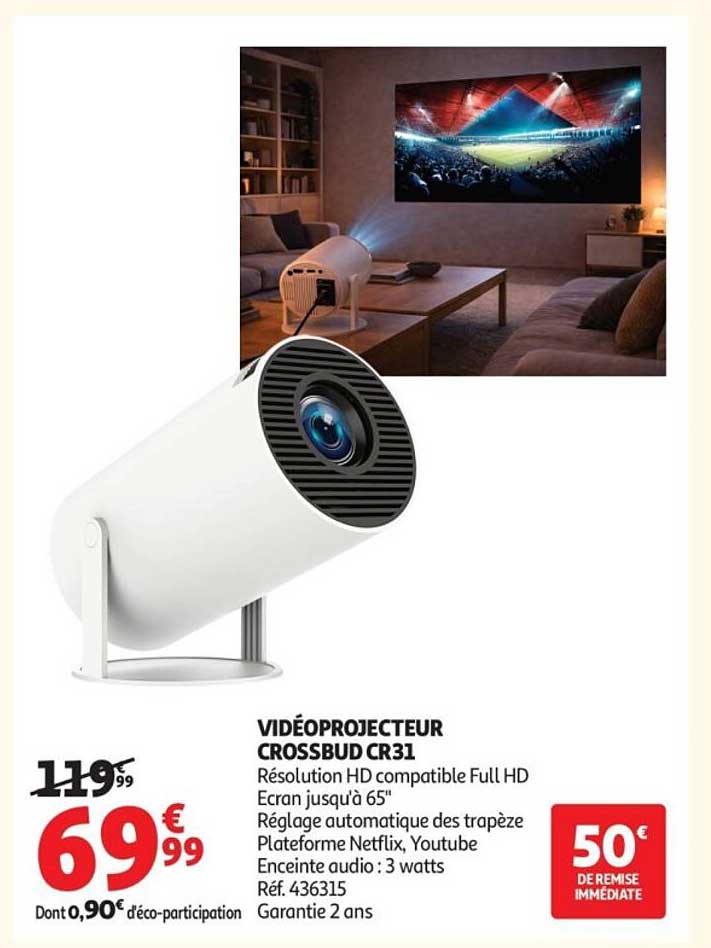 VIDÉOPROJECTEUR CROSSBUD CR31
