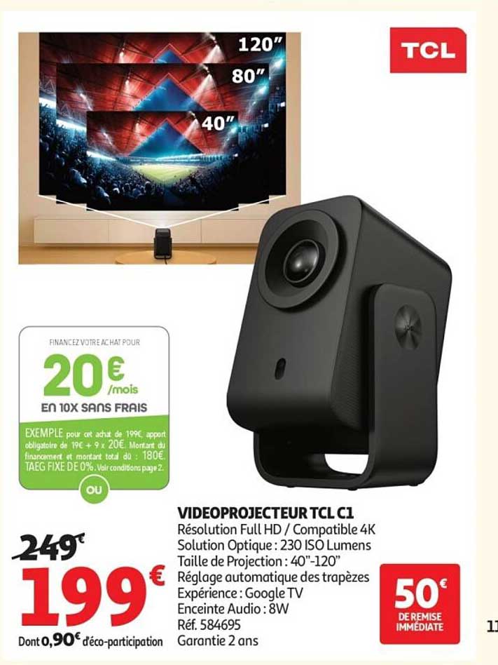 VIDEOPROJECTEUR TCL C1