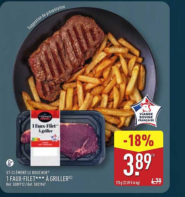 1 Faux-Filet**** À Griller