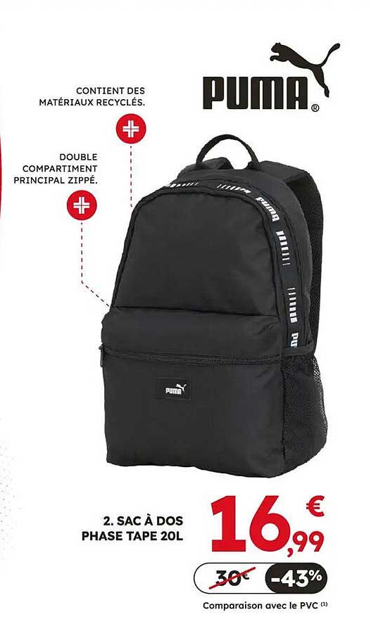 2. SAC À DOS PHASE TAPE 20L