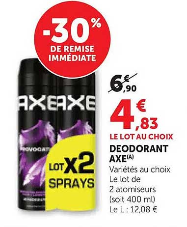 -30% DE REMISE IMMÉDIATE