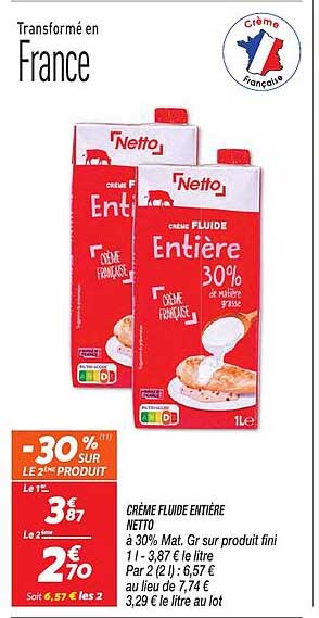 -30 % sur le 2ème produit