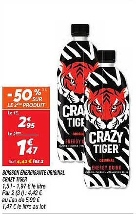 -50% SUR LE 2ÈME PRODUIT