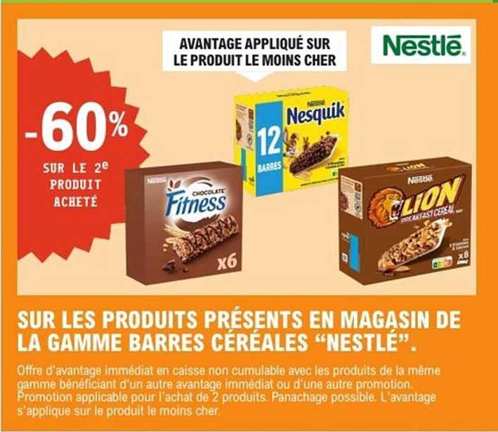 -60% SUR LE 2e PRODUIT ACHETÉ