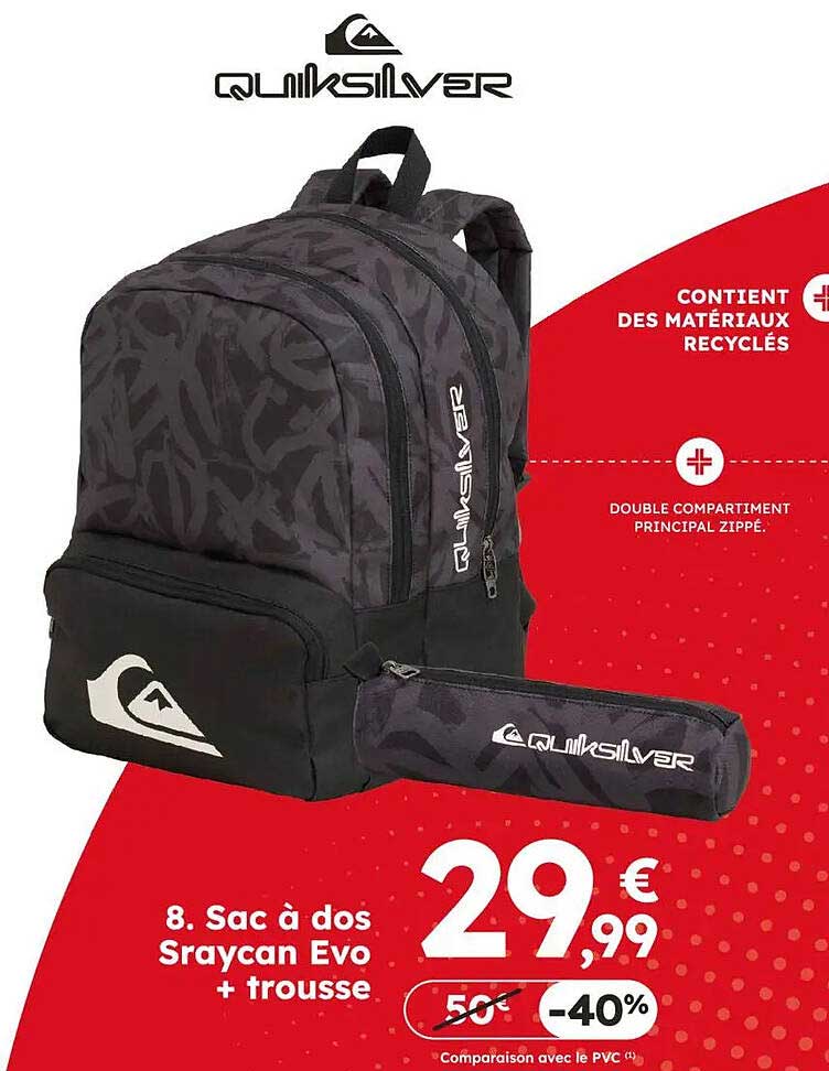 8. Sac à dos Sraycan Evo + trousse