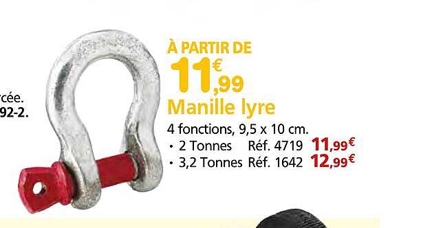 À PARTIR DE 11,99€ Manille lyre