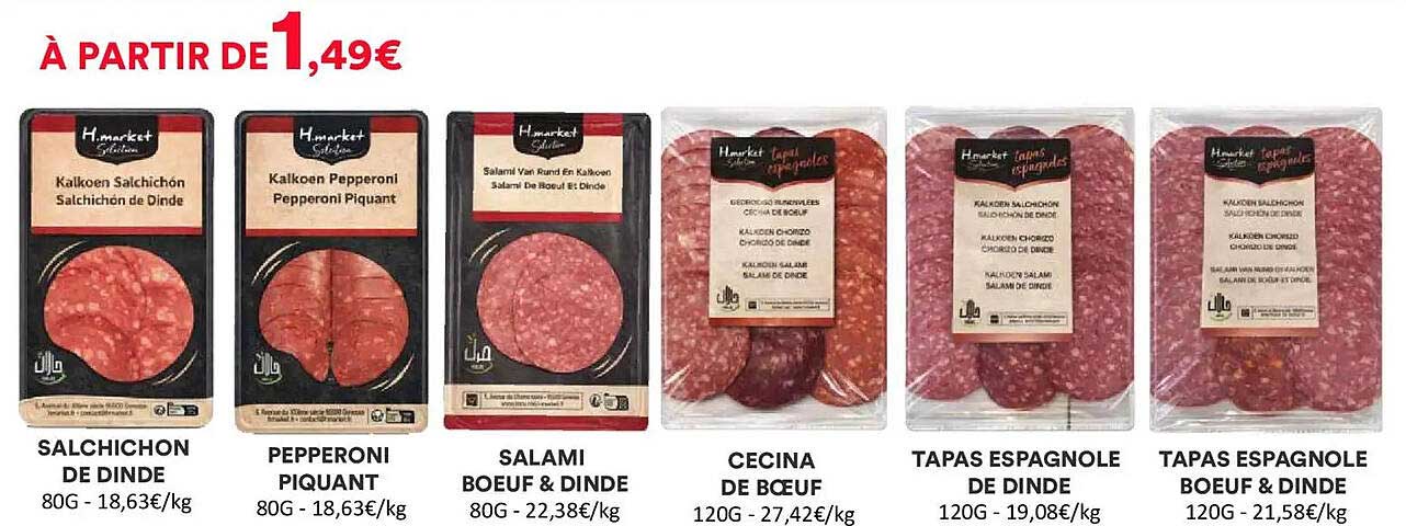 À PARTIR DE 1,49€