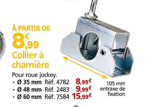 À PARTIR DE 8,99€ Collier à charnière
