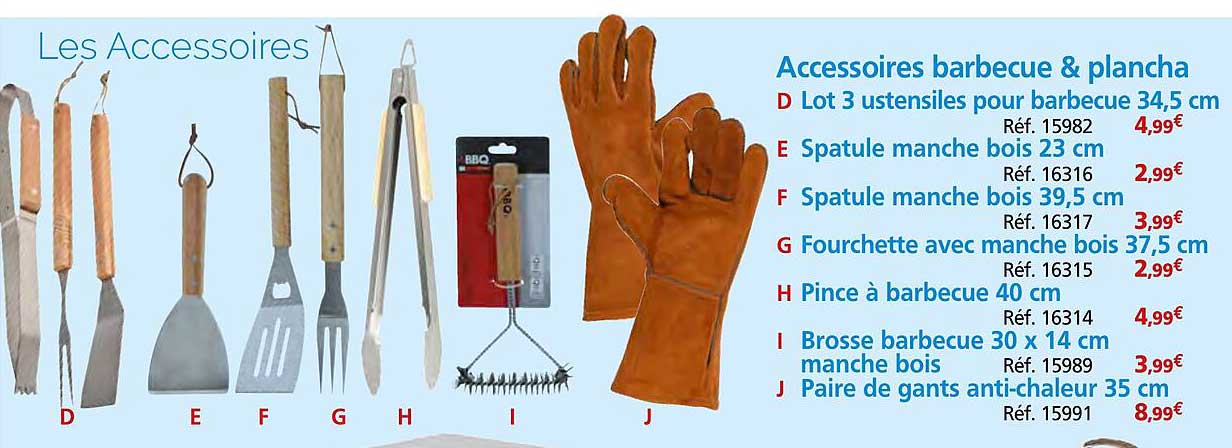 Accessoires barbecue & plancha