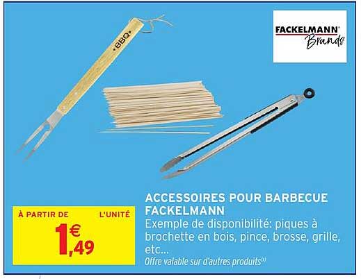 ACCESSOIRES POUR BARBECUE FACKELMANN