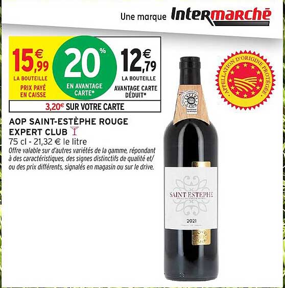 AOP SAINT-ESTÈPHE ROUGE EXPERT CLUB