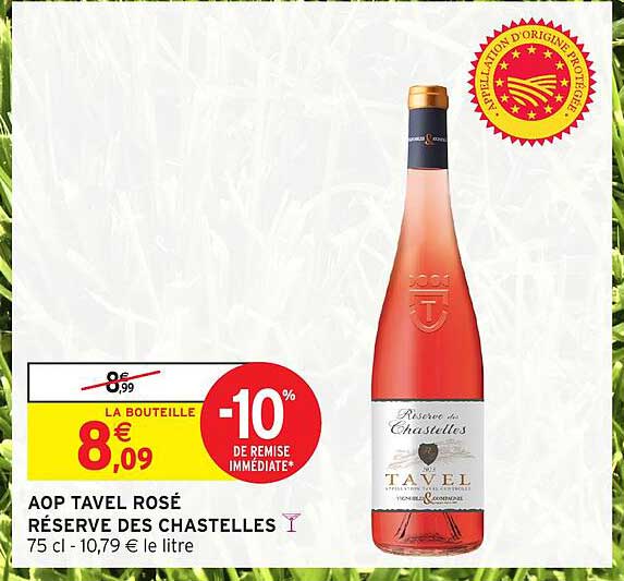 AOP TAVEL ROSÉ RÉSERVE DES CHASTELLES